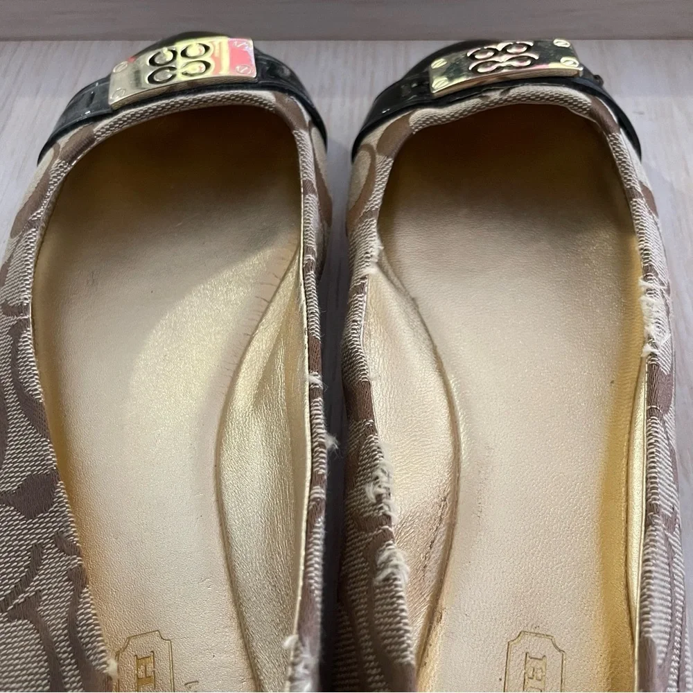 Coach London signature ballet flat size 6 - Picture 6 of 13